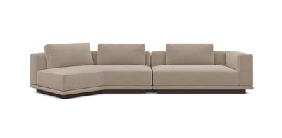 Nobu 359 Velvet Inclined Sofa