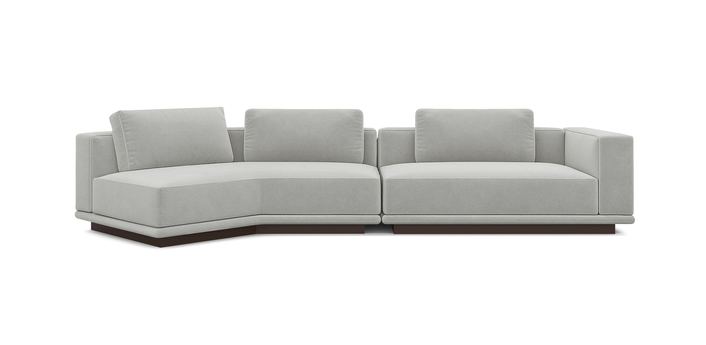 Nobu 359 Velvet Inclined Sofa
