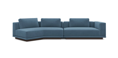 Nobu 359 Velvet Inclined Sofa
