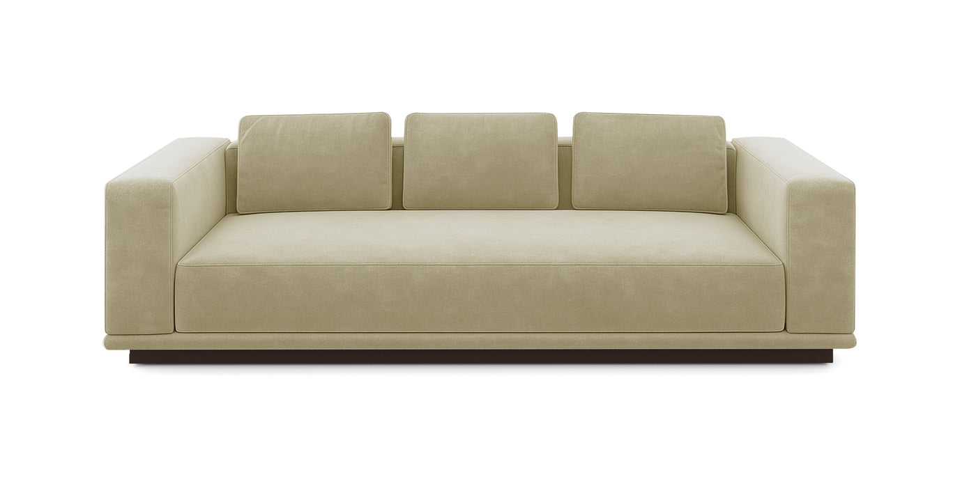 Nobu Velvet 3 Seater Sofa