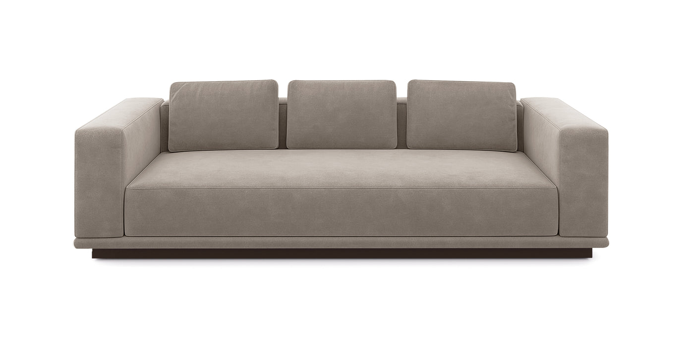 Nobu Velvet 3 Seater Sofa