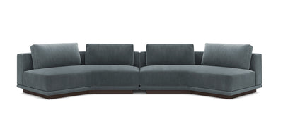 Nobu 400 Velvet Inclined Sofa