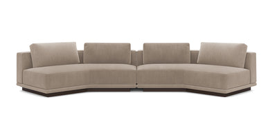 Nobu 400 Velvet Inclined Sofa