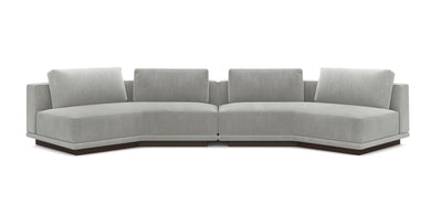 Nobu 400 Velvet Inclined Sofa