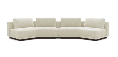 Nobu 400 Velvet Inclined Sofa