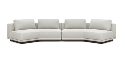 Nobu 400 Linen Inclined Sofa