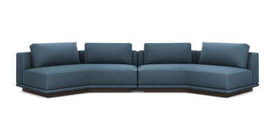 Nobu 400 Linen Inclined Sofa