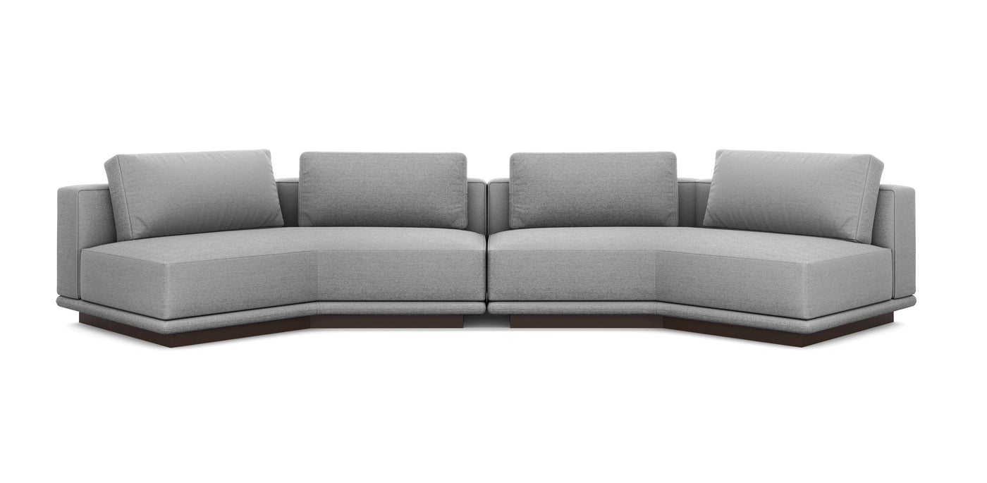 Nobu 400 Linen Inclined Sofa