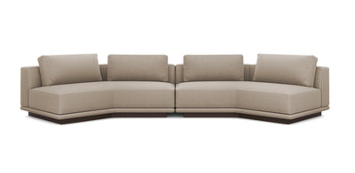 Nobu 400 Linen Inclined Sofa
