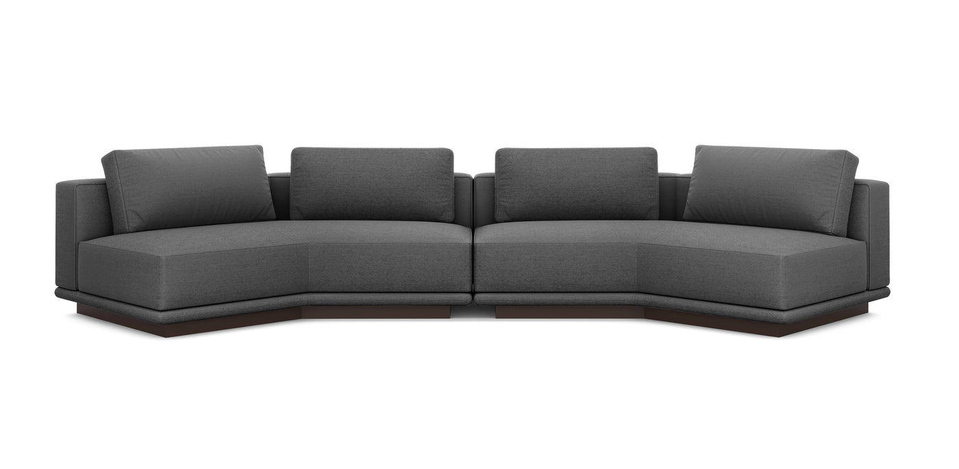 Nobu 400 Linen Inclined Sofa