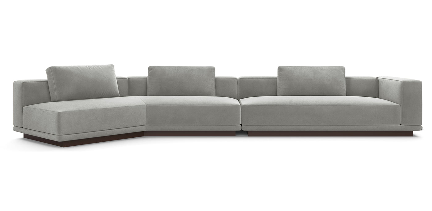 Nobu 450 Velvet Inclined Sofa