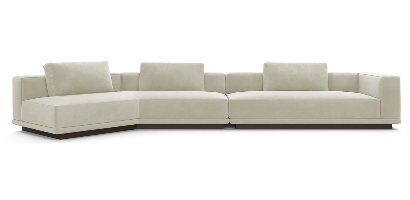 Nobu 450 Velvet Inclined Sofa