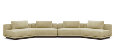 Nobu 500 Velvet Inclined Sofa