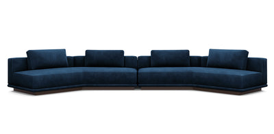 Nobu 500 Velvet Inclined Sofa