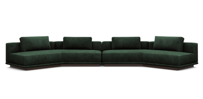 Nobu 500 Velvet Inclined Sofa