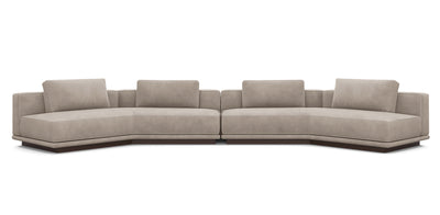 Nobu 500 Velvet Inclined Sofa