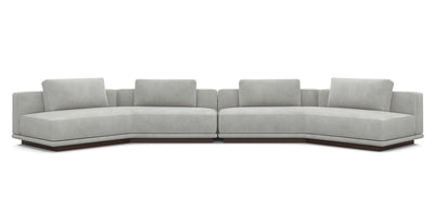 Nobu 500 Velvet Inclined Sofa
