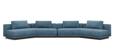 Nobu 500 Velvet Inclined Sofa