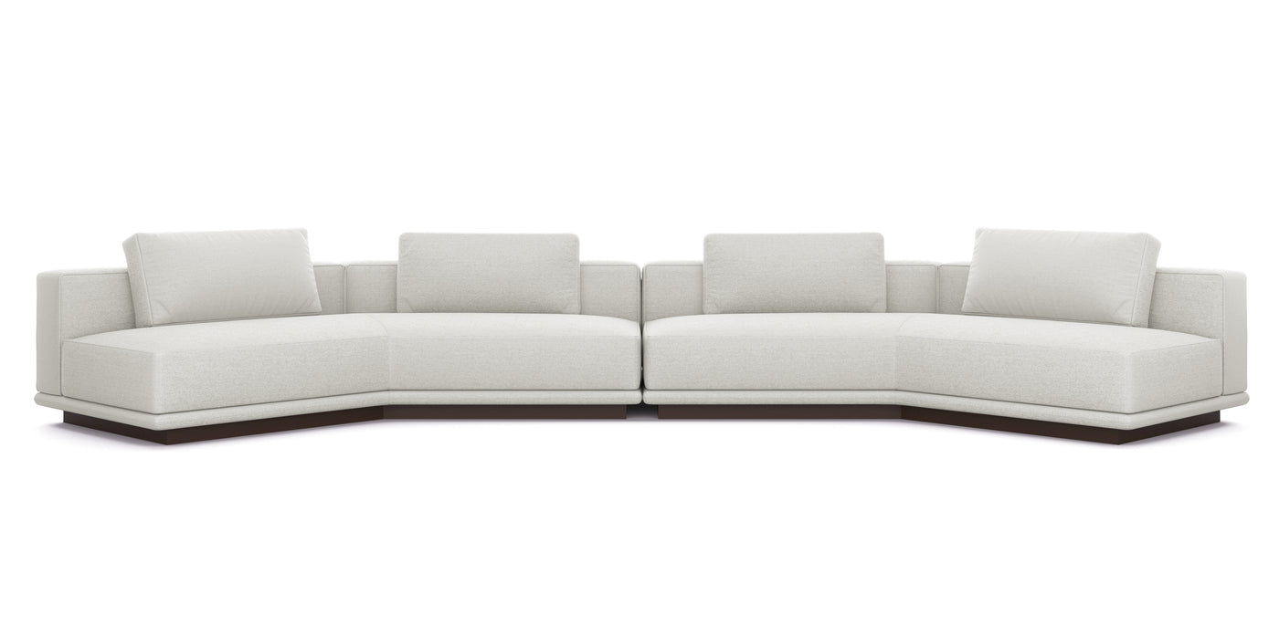 Nobu 500 Linen Inclined Sofa