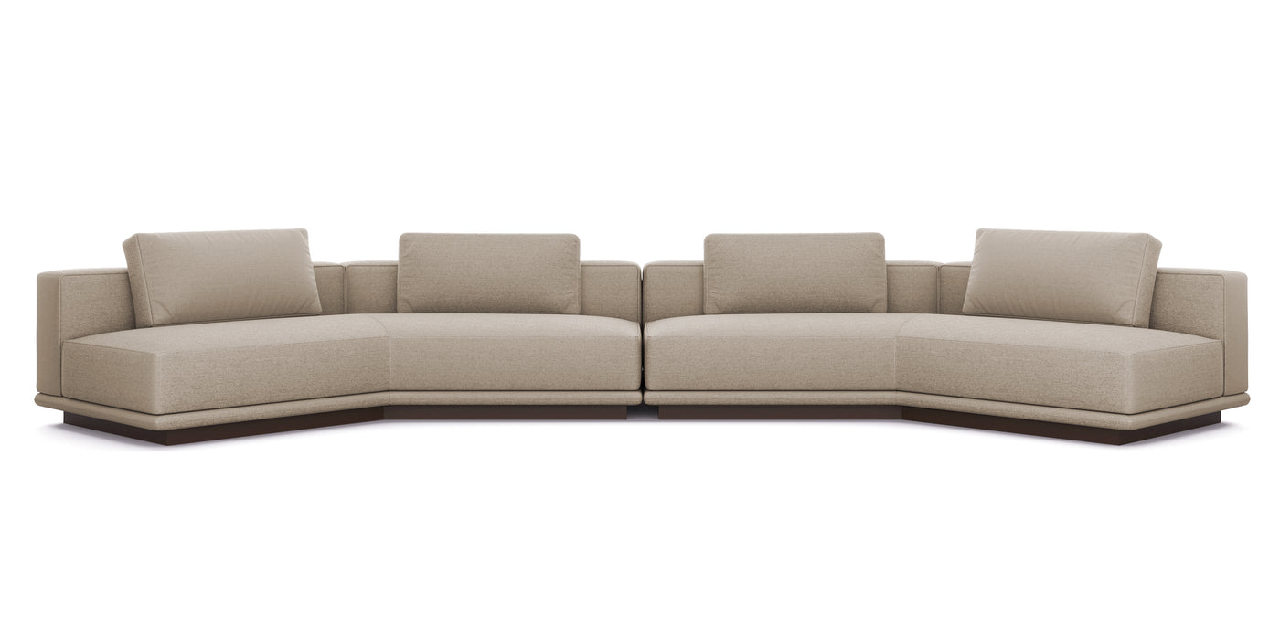 Nobu 500 Linen Inclined Sofa