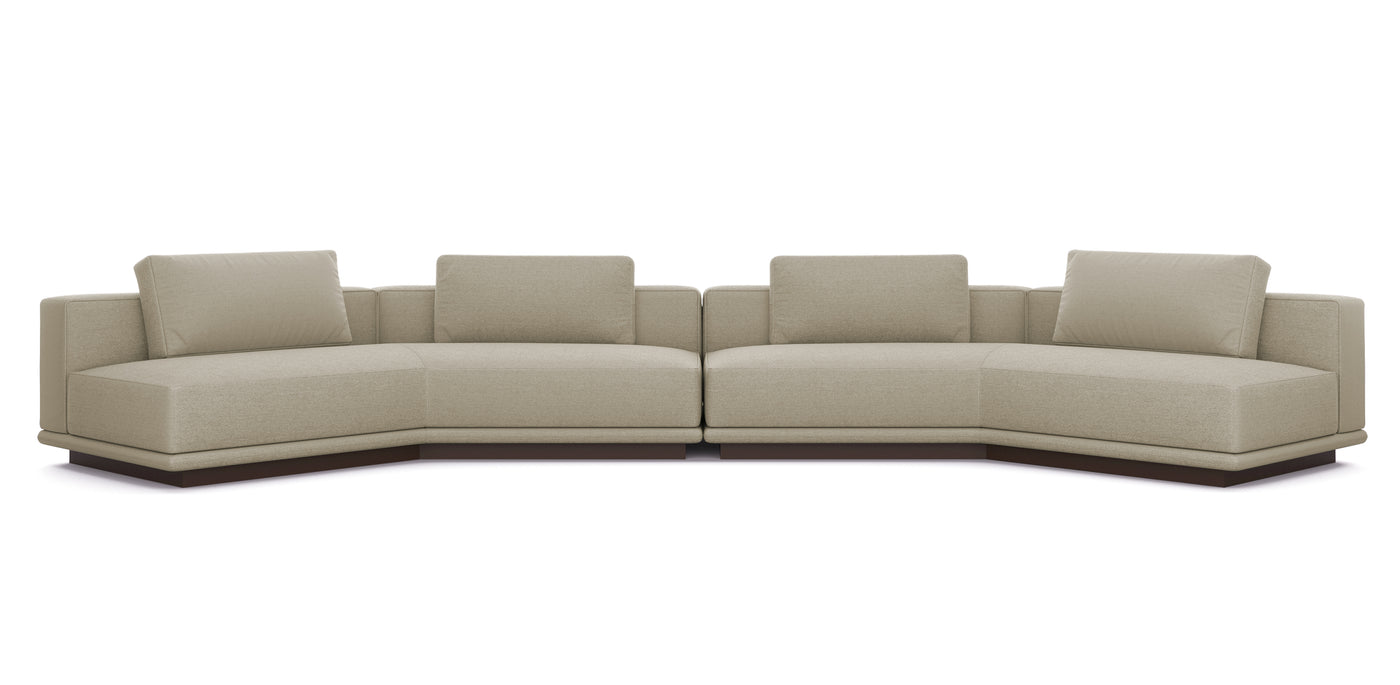 Nobu 500 Linen Inclined Sofa