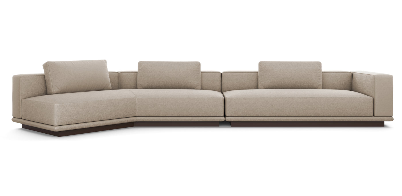 Nobu 450 Linen Inclined Sofa