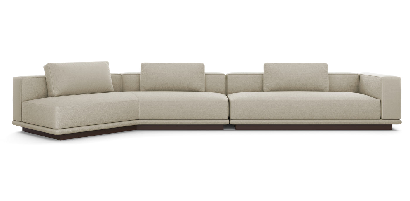 Nobu 450 Linen Inclined Sofa
