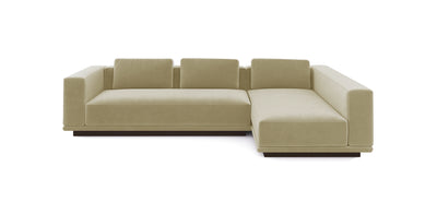 Nobu Velvet L-shape Sofa