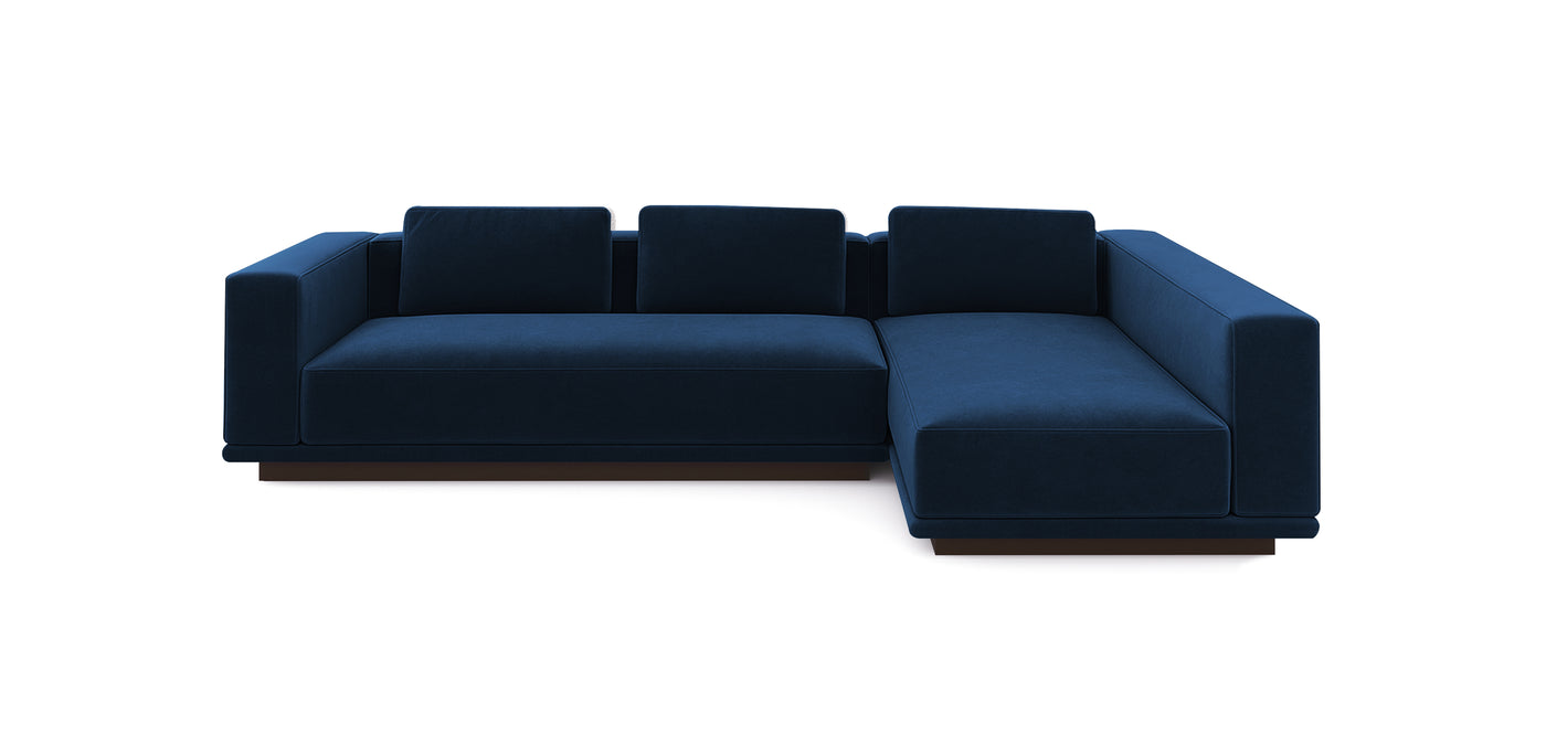 Nobu Velvet L-shape Sofa