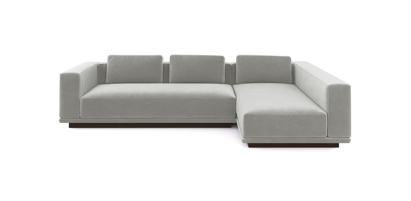 Nobu Velvet L-shape Sofa