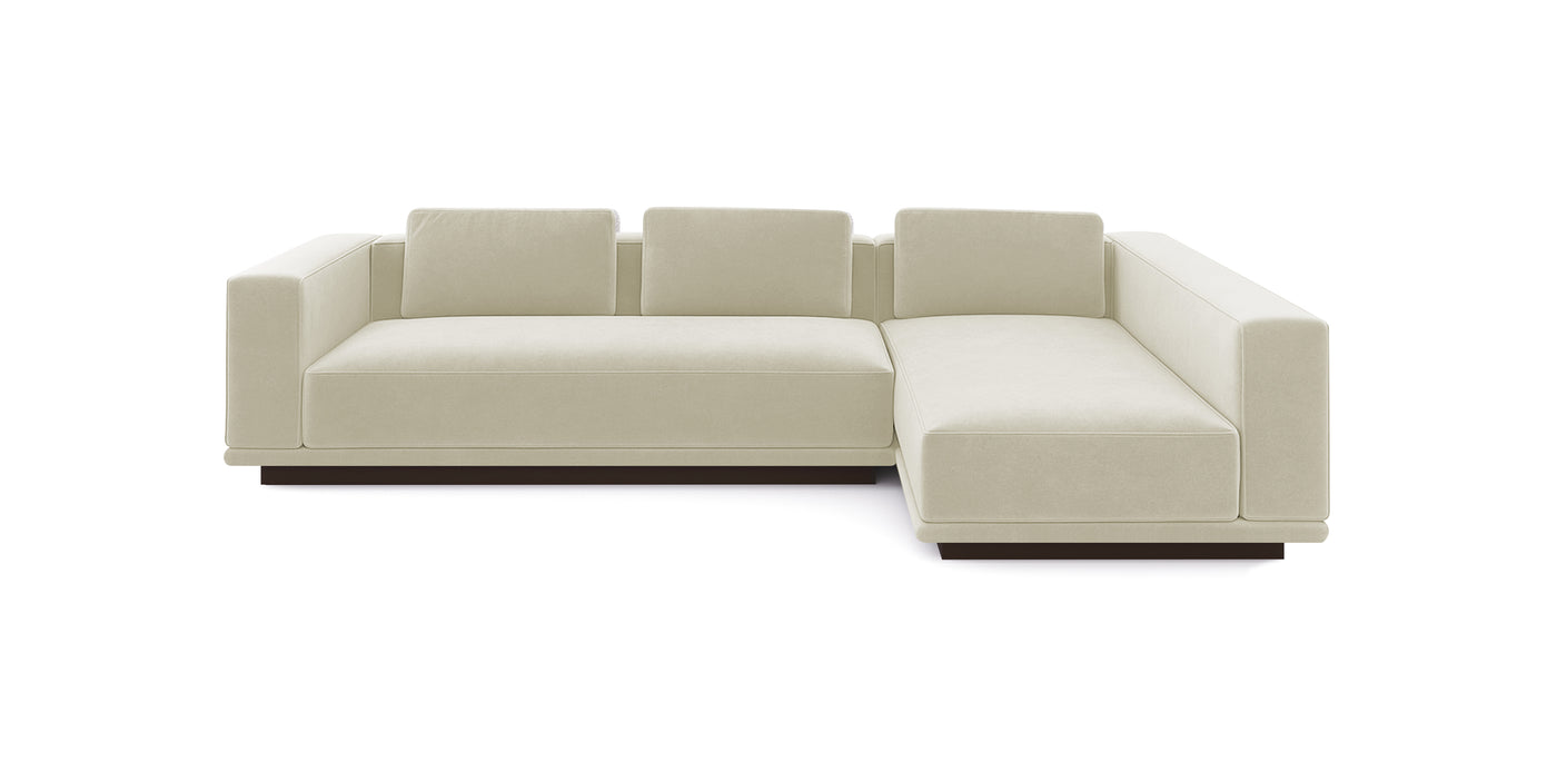 Nobu Velvet L-shape Sofa