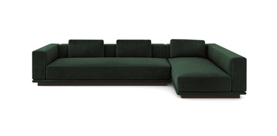 Nobu 352 Velvet L-shape Sofa
