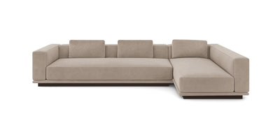 Nobu 352 Velvet L-shape Sofa