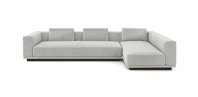 Nobu 352 Velvet L-shape Sofa