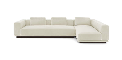Nobu 352 Velvet L-shape Sofa