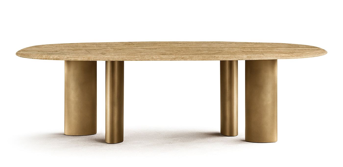 Onda Marble Top Dining Table