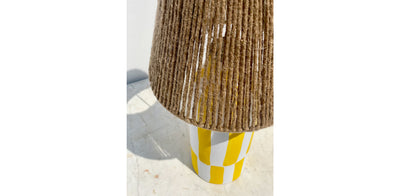 Yellow One Line or More Table Lamp