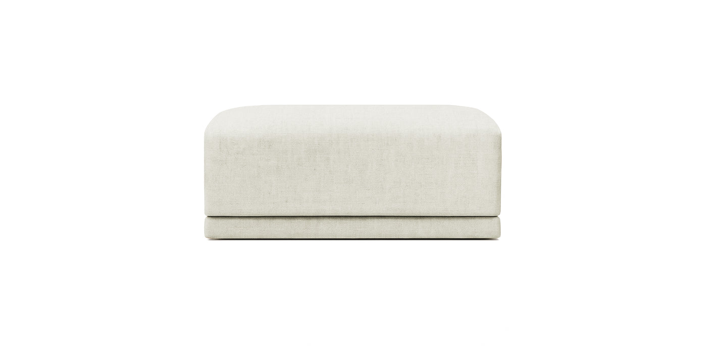 Oasis Large Linen Pouf