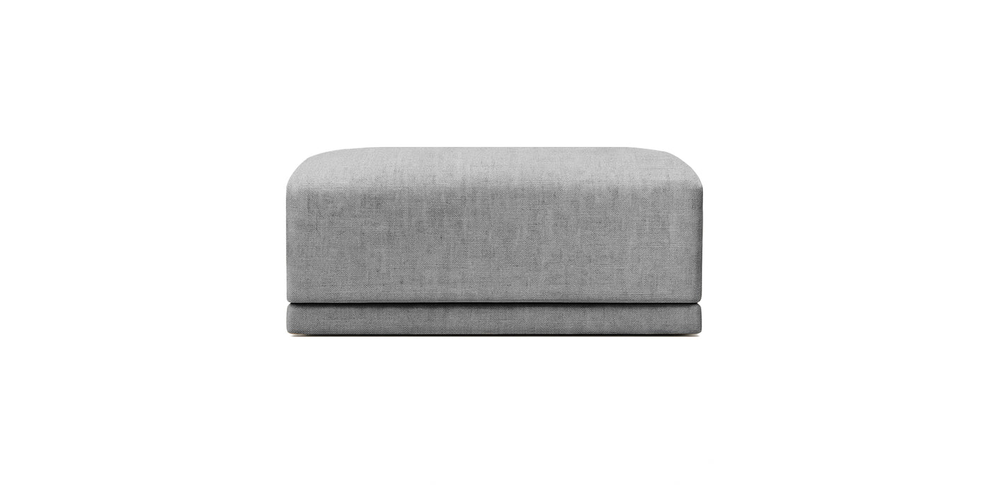 Oasis Large Linen Pouf