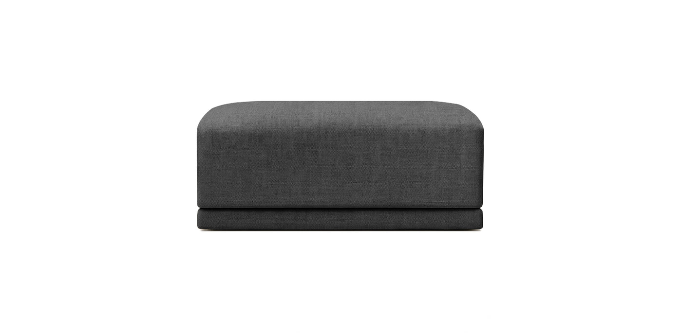 Oasis Large Linen Pouf