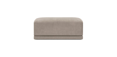 Oasis Large Velvet Pouf