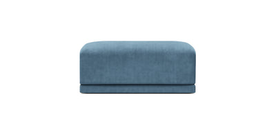 Oasis Large Velvet Pouf