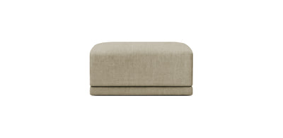 Oasis Small Linen Pouf