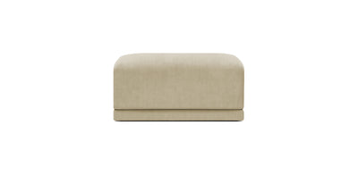Oasis Small Velvet Pouf