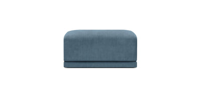 Oasis Small Velvet Pouf