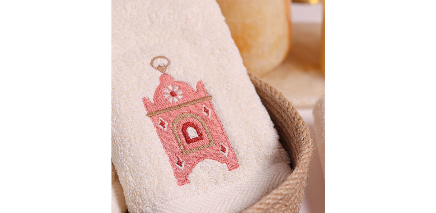 Pastel Lanterns Guest Towels Set