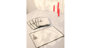 Peaceful Christmas Placemats Set