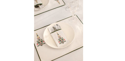 Peaceful Christmas Placemats Set