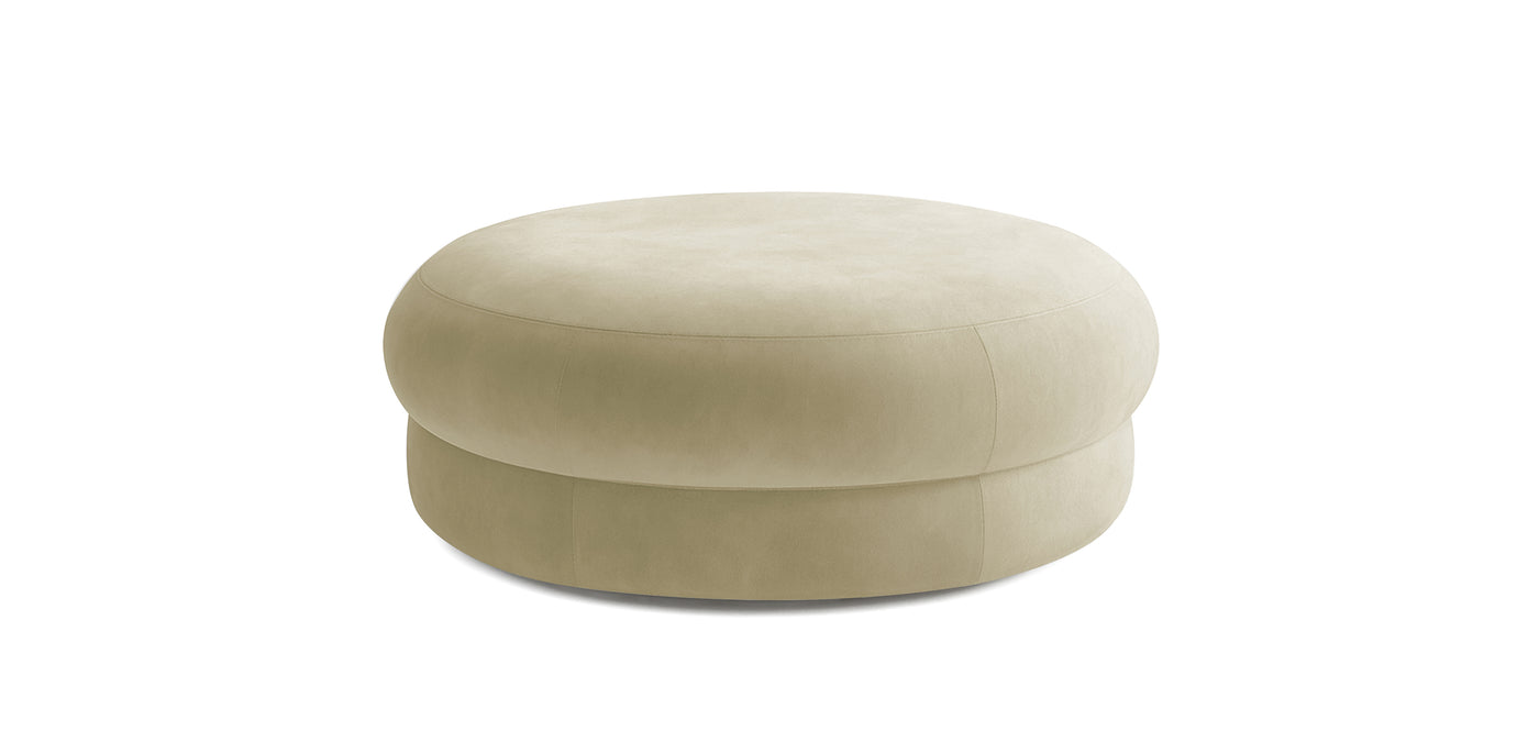 Pebbles Large Velvet Pouf