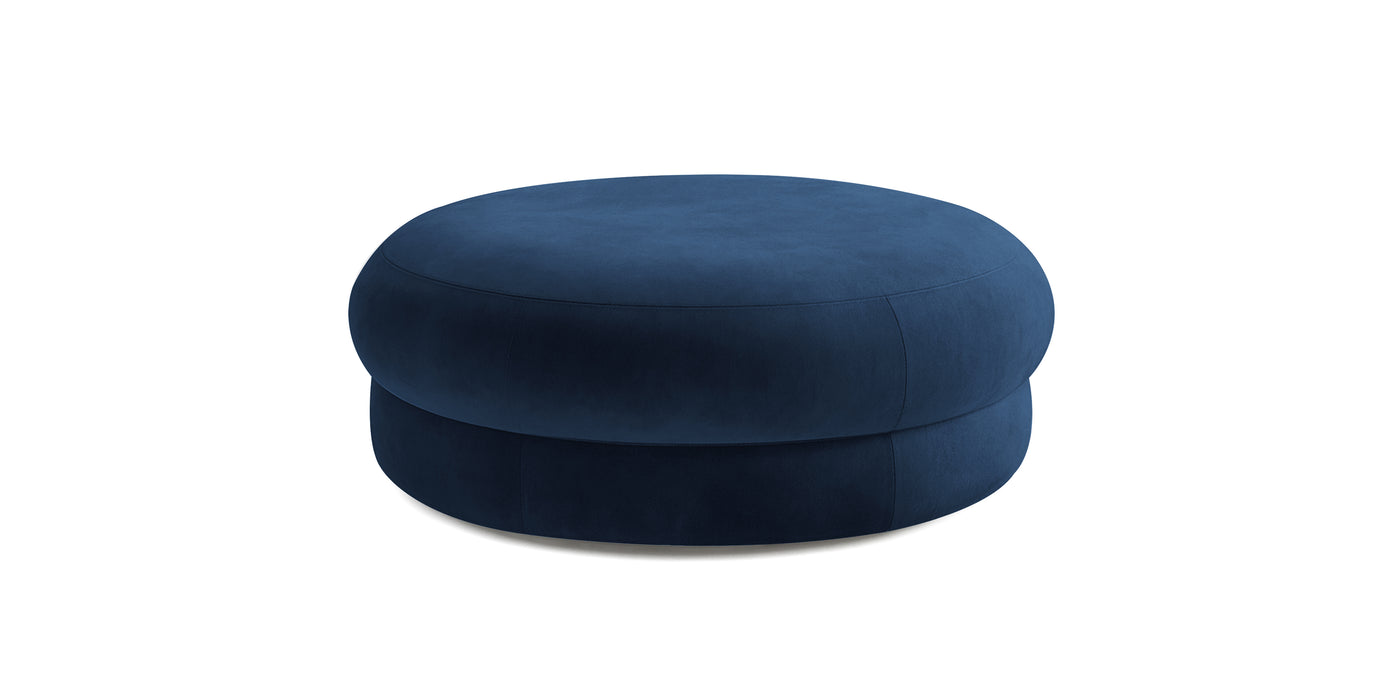 Pebbles Large Velvet Pouf